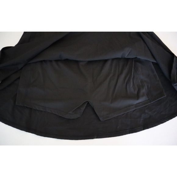 Halara Womens Sz XL Black Play It My Way 2-in-1 Mini Twist Back Activewear Dress - Picture 8 of 8